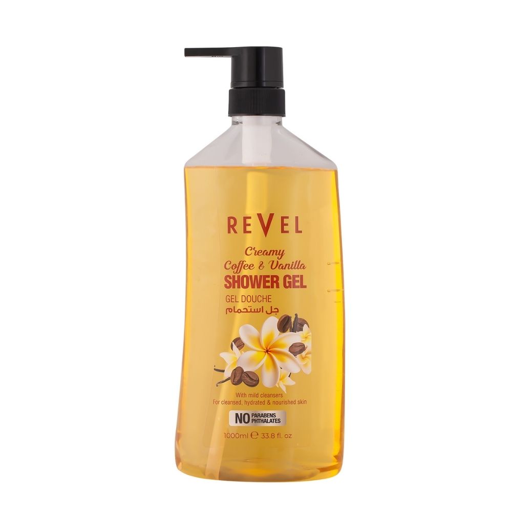 petracare-131 ريفيل شاور جل بالقهوة والفانيلا 1000 مل - الصورة 1